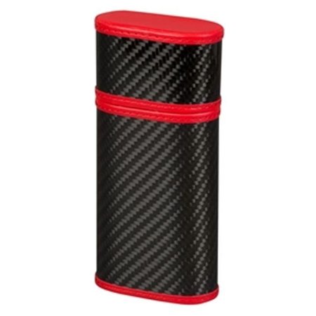 TONINO LAMBORGHINI Tonino Lamborghini TCP001001 Tonino Carbon Fiber & Red 3 Finger Cigar Case TCP001001